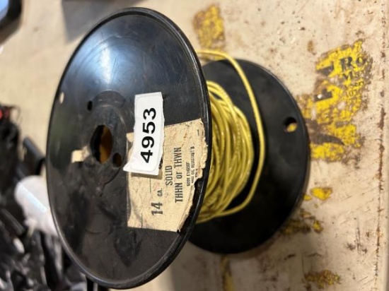 14 GA Solid THHN or THWN Wire Half Spool - 600V Gasoline and Oil Resistant