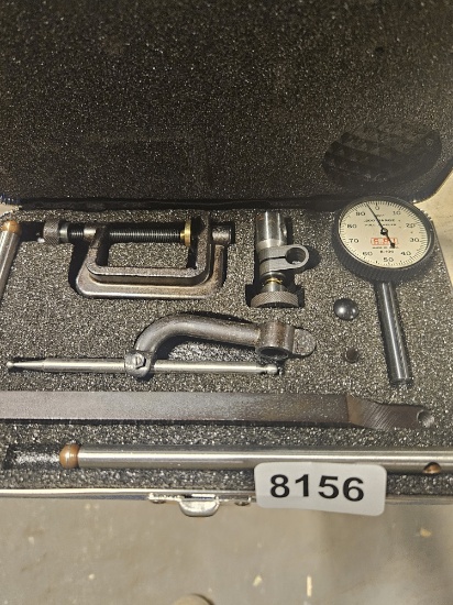 Starrett Dial Indicator Set 0-100 Range Made in USA with Case