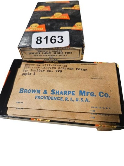 Brown & Sharpe Tungsten Carbide Scriber Point for No. 778 Scriber, Style 1, box of 6