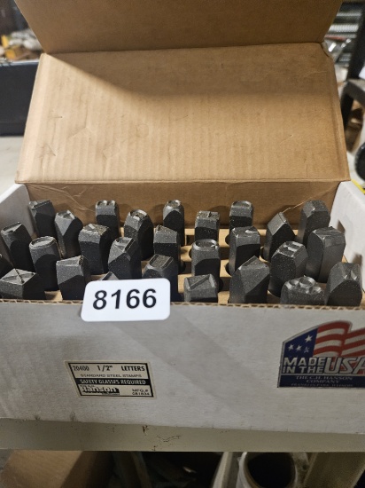 Hanson Standard Steel Stamps 1/2" Letters - Made in USA