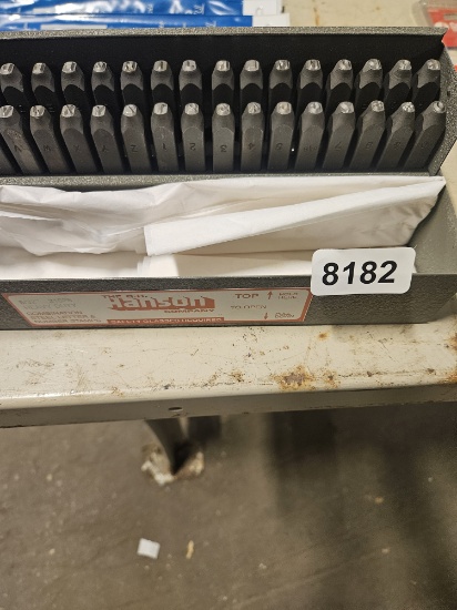 C.H. Hanson 36 Piece, 5/32" Character Steel Stamp Set Letters & Figures, Heavy Duty