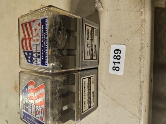 Hanson Heavy Duty Steel Stamps Set - 5/32" and 3/8"