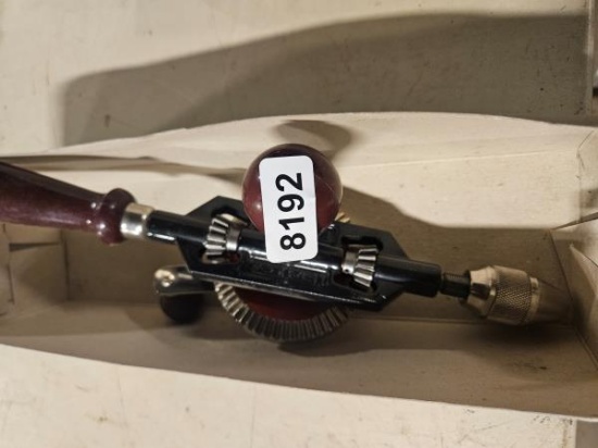 Stanley No. 2 Black and Silver Hand Drill