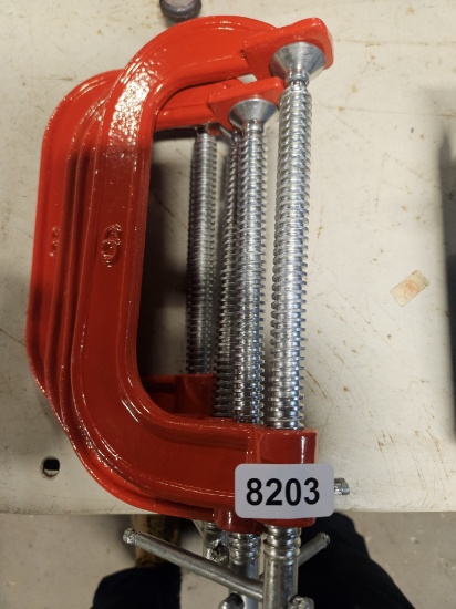 6" G Clamp with Silver Screws - qty 4