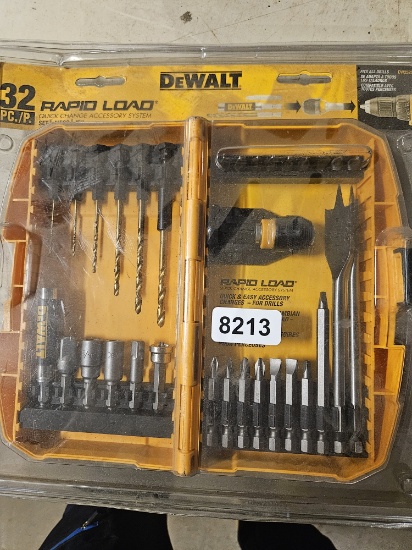 DEWALT DW2532 32-Piece Rapid Load Quick Change Accessory System Drill Bit Set