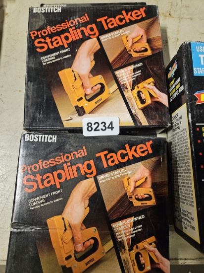 BOSTITCH 8234 Professional Stapling Tacker, Drives Staples from 1/4" to 9/16" in Length