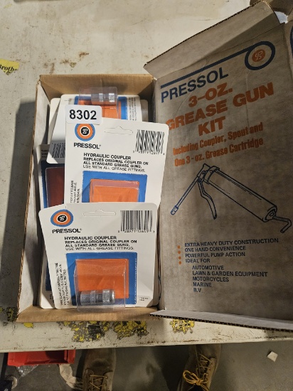 PRESSOL 3-Oz Grease Gun Hydraulic Couplers