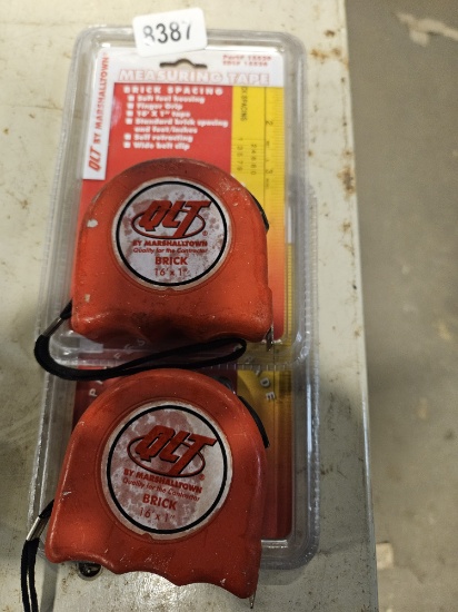 Qlt by Marshalltown Brick Spacing Tape Measure