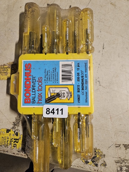 Bondhus Balldriver Hex Tools Set