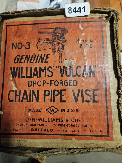 Williams Vulcan Chain Pipe Vise No. 3