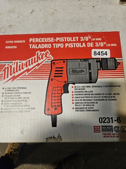 Milwaukee 3/8 inch Pistol Drill