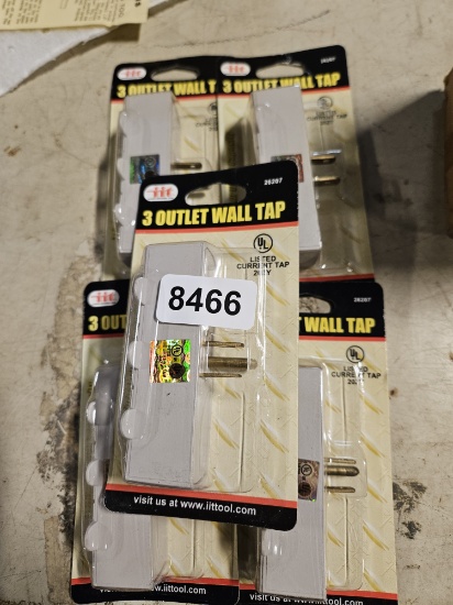 3 Outlet Wall Tap