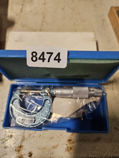 Micrometer Tool in Blue Case