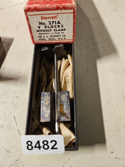 Starrett No. 271A V Blocks Without Clamp