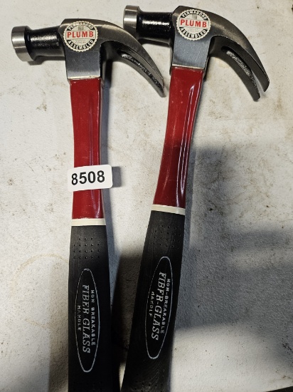 Plumb Claw Hammer Fiberglass Handle