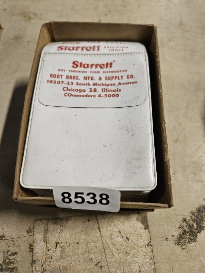 Starrett Precision Tools Box