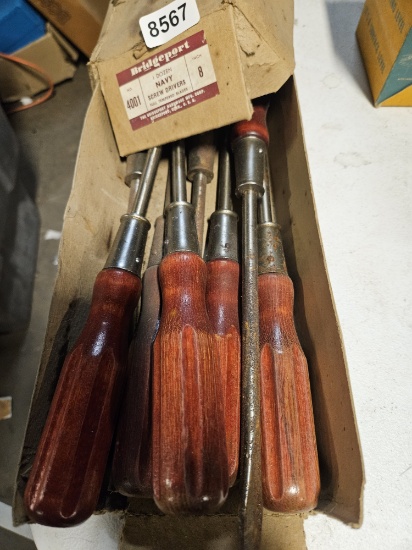 Vintage Bridgeport Navy Screwdrivers