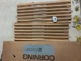 Corning Glass Works Corrugated Glass Tubes - Parkersburg Plant, Qty 10