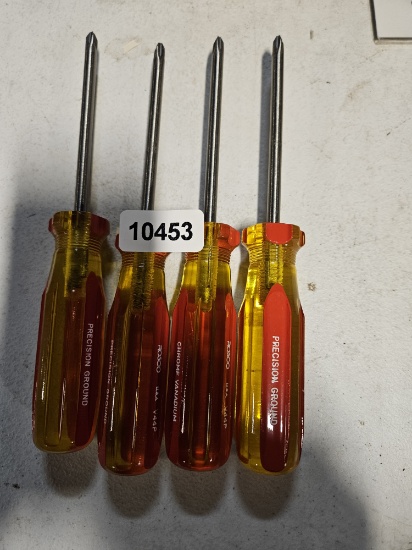 Rocca Screwdriver Set - Precision Ground - Chrome Vanadium - QTY 4