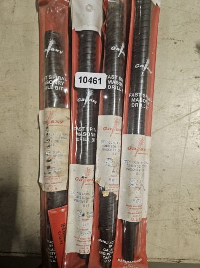 Galaxy Fast Spiral Masonry Drill Bit - QTY 4