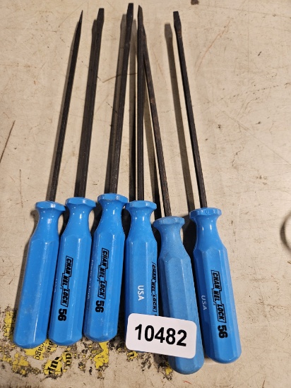 Channel Lock 56 - Precision Screwdriver Set, Steel Blades - Ergonomic Grip, QTY 6