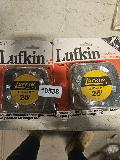 Lufkin Ultralok Power Tape - 25ft Non-glare Blade QTY 2