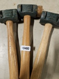 Garland - Model 3 -Rubber Face, Wooden Handle QTY 3