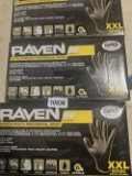 RAVEN PF Extra Strength Professional Grade Nitrile Gloves - XXL, QTY 3
