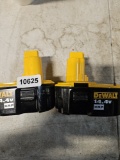 DEWALT XRP 14.4V Battery Reliable, High Capacity QTY2