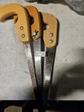 Woodworking Dual Saw Set with Wooden Handles - 3x