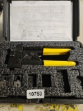 Modular Plug Crimper Tool - Versatile Ratchet Mechanism, Includes Interchangeable Dies