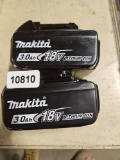 Makita 18V Lithium-Ion Battery 3.0Ah - High Efficiency, Dual Pack