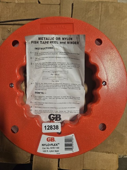 Gb Nylon Flex Fish Tape Reel & Winder