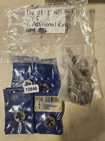 Die 1/8 -27 Npt Hrt With Addl Rings