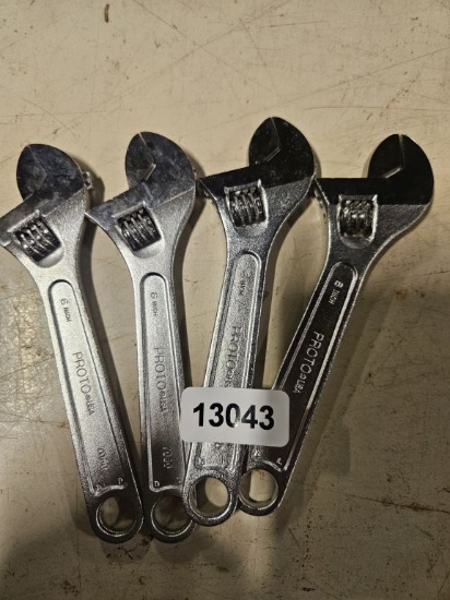 Proto 6" Adjustable Wrench - 4 Qty