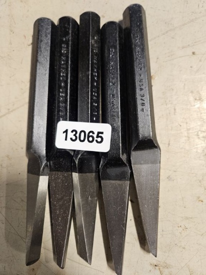 Metal Chisels - 5 Qty