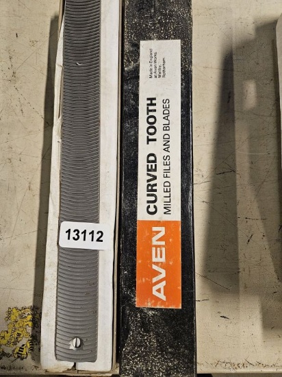 Aven Curved Tooth Milled Files And Blades - Box Full