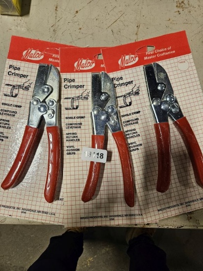 Malco Pipe Crimper - 3 Qty