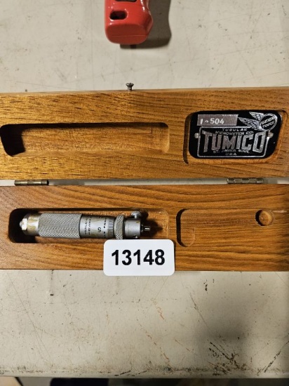 Tubular Micrometer Co Tumico With Carrying Case