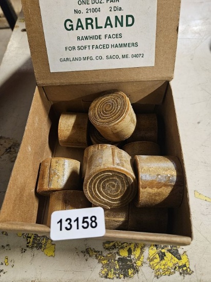 Garland Rawhide Faces For Soft Faced Hammers - Box Full