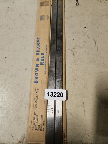 Brown & Sharpe Ruler