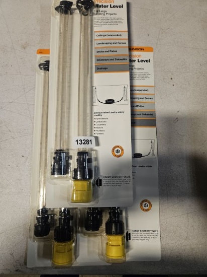 Johnson Precision Water Level - 3 Qty
