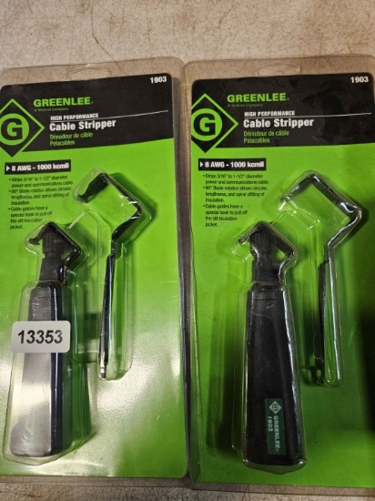 Greenlee Cable Stripper - 2qty
