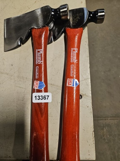 Plumb Permabond Cooper Tools Hatchet Hammer - 2 Qty
