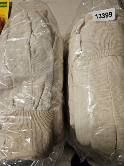Work Gloves - 2 Packages