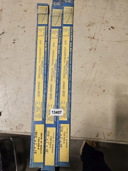 Brown & Sharpe Ready Mark Precision Ground Tool Steel #730-108-4 1/16"x1"x18"