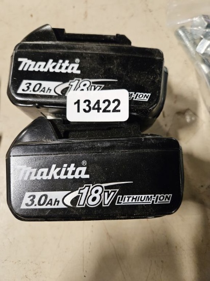 Makita 18v Lithium - 2 Qty