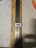 Brown & Sharpe Ruler