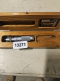 Tubular Micrometer Co Tumico With Carrying Case