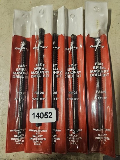Galaxy Masonry Drill Bits - 5 Qty